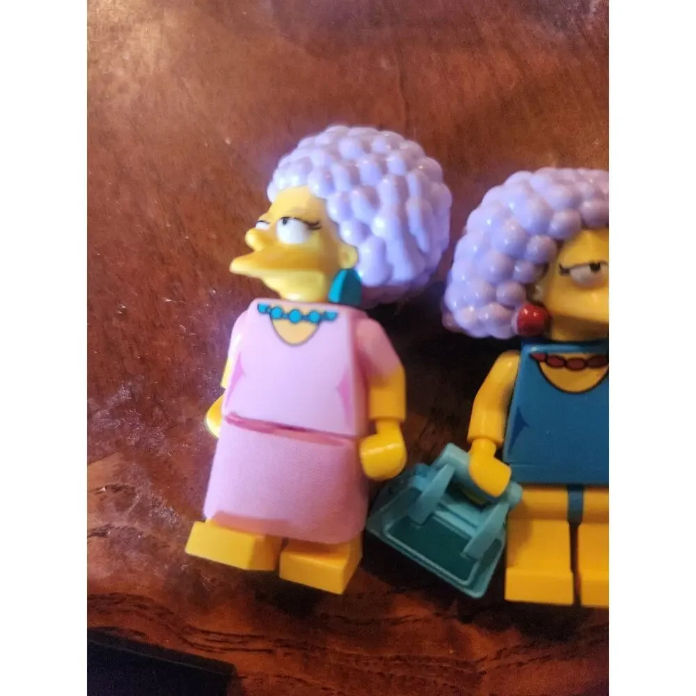 Lot of 6 Simpsons Minifigures Marge Patty Selma Building Toy Mini Figures